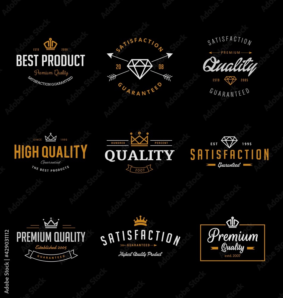 Vintage Quality Labels