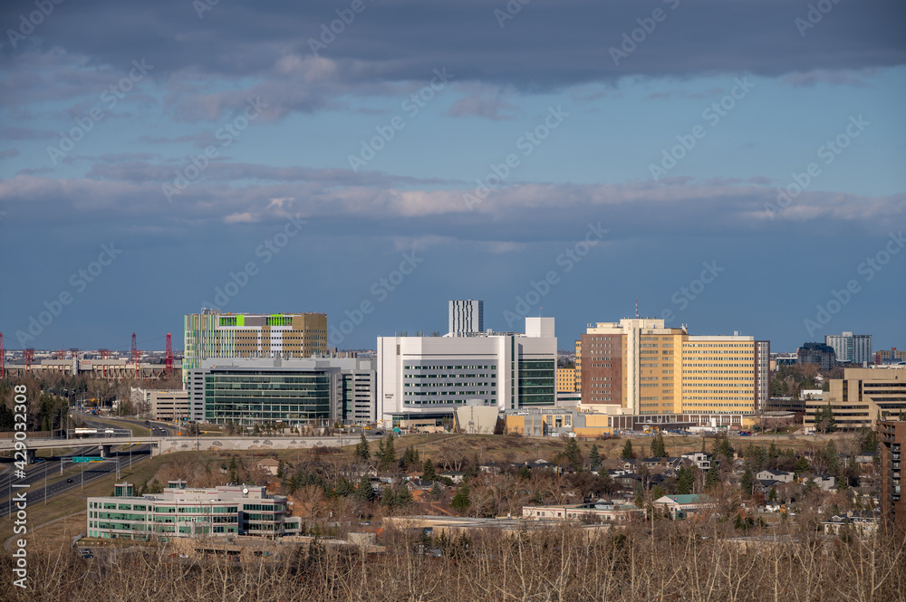 Fototapeta premium Foothills Medical Centre in Calgary, Alberta Canada