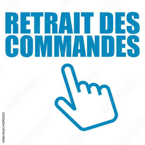 Logo retrait des commandes.