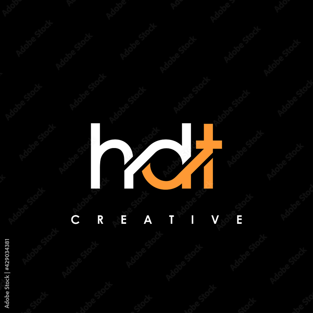 HDT Letter Initial Logo Design Template Vector Illustration HDT Letter Initial Logo Design Template Vector Illustration