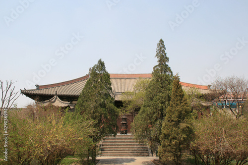 monastery (shanhua) in datong in china 