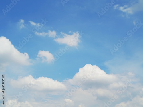 Altocumulus clouds sky images are used for background images.