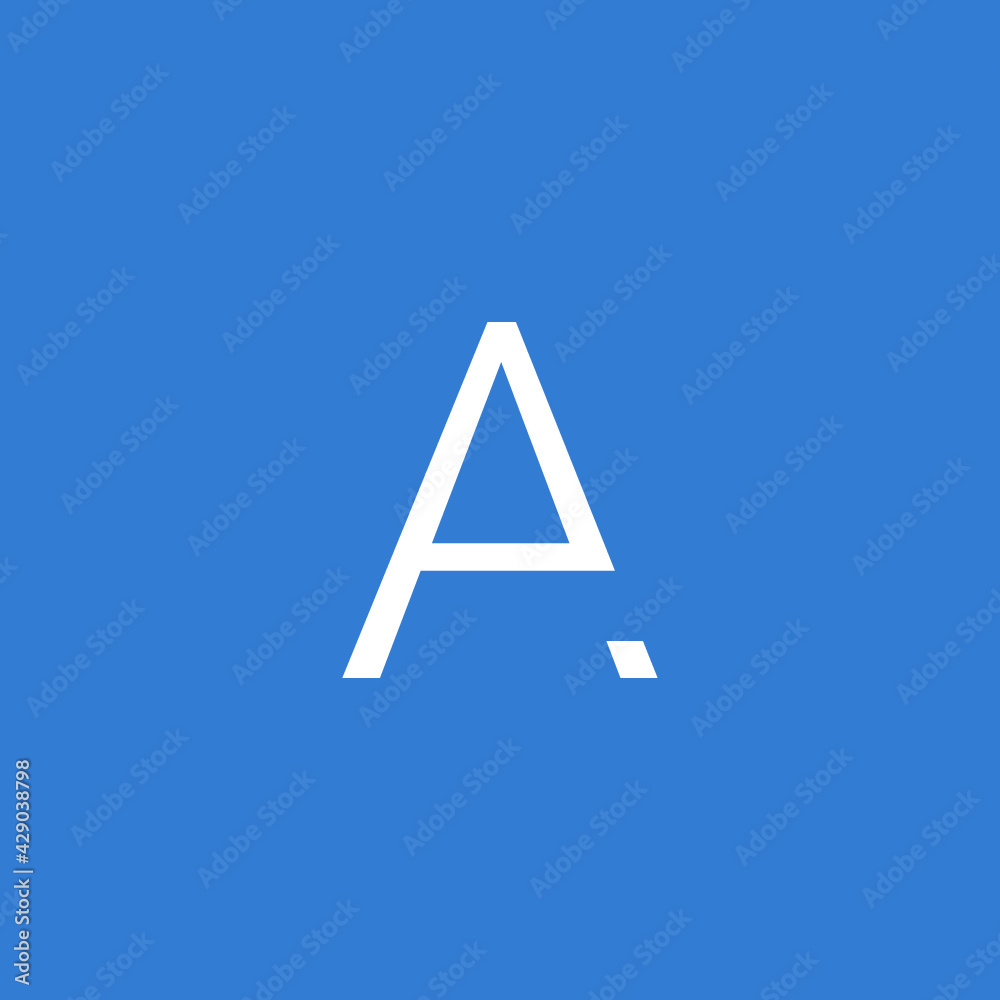 letter A futuristic text in thin stroke with empty space letter A futuristic text in thin stroke with empty space