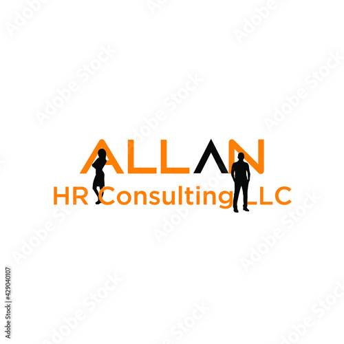 Illustration Vector graphic of HR consulting logo