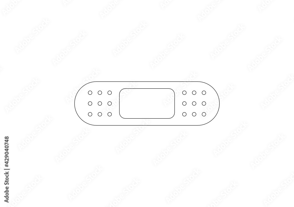 Uncoloured Band aid Uncoloured Band aid