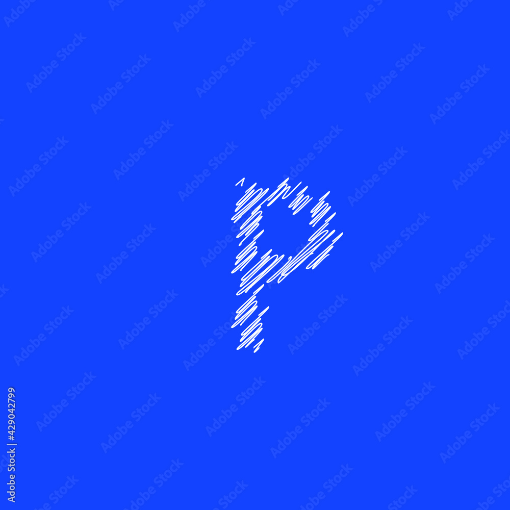 font P scribble effect texture font P scribble effect texture
