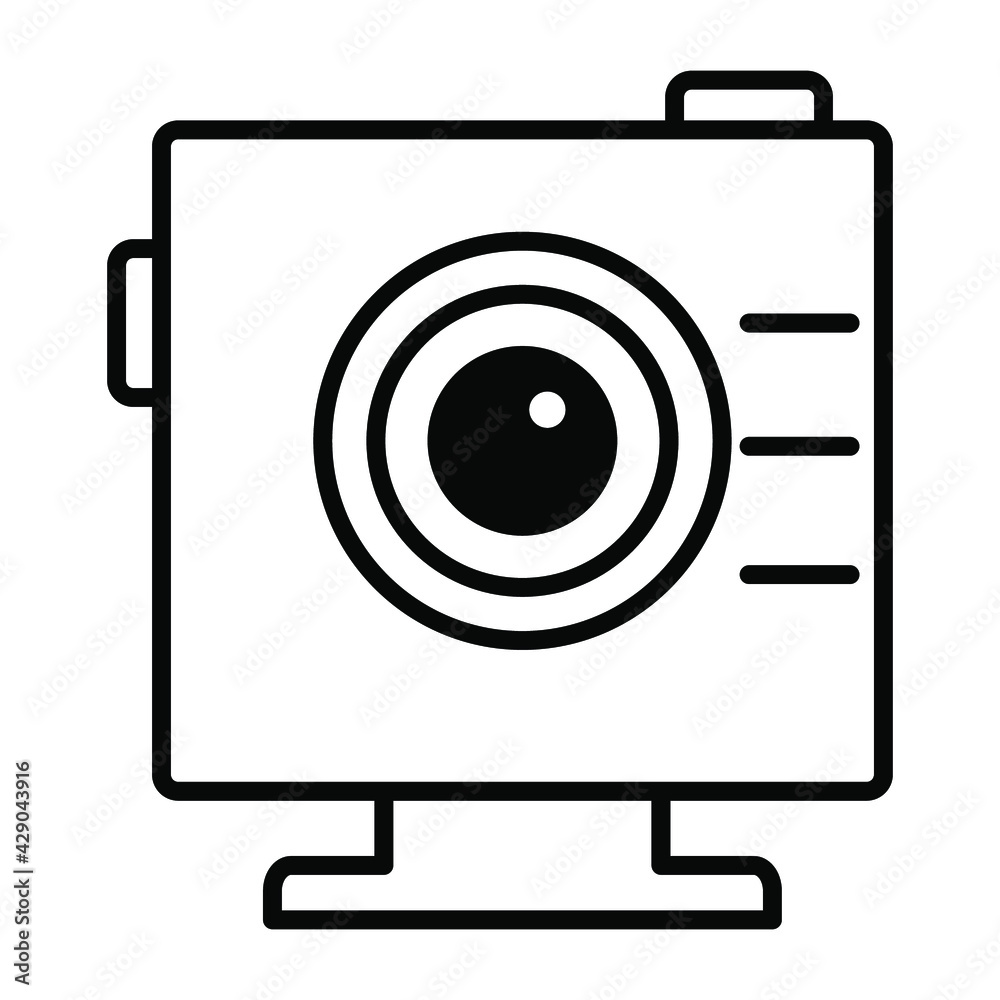 Action camera icons . Action camera pack symbol vector elements for infographic web. Action camera icons . Action camera pack symbol vector elements for infographic web.