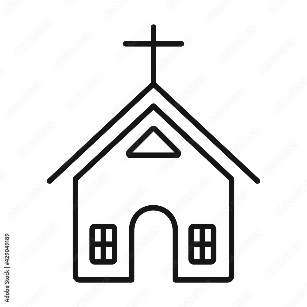 church icons. church symbol vector elements for infographic web. church icons. church symbol vector elements for infographic web.