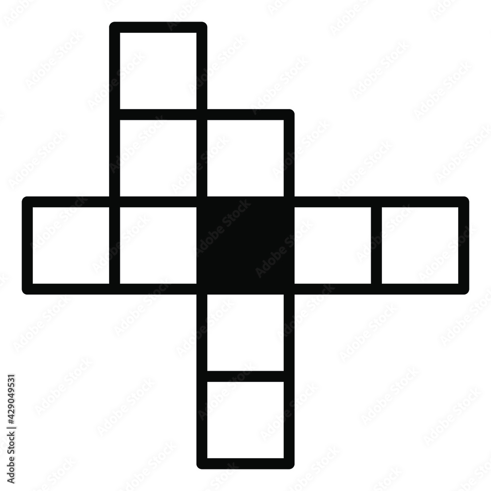 crossword icons crossword symbol vector elements for infographic web