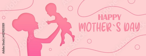 happy mother`s day banner
