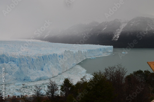 SANTA CRUZ, ARGENTINA - APRIL 20 2021 : Pictures taken around the Perito Moreno glacier. © Tomas