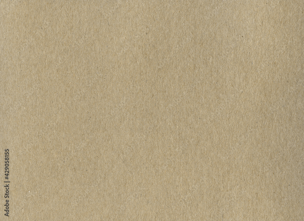 Fototapeta premium Clean brown cardboard paper background texture