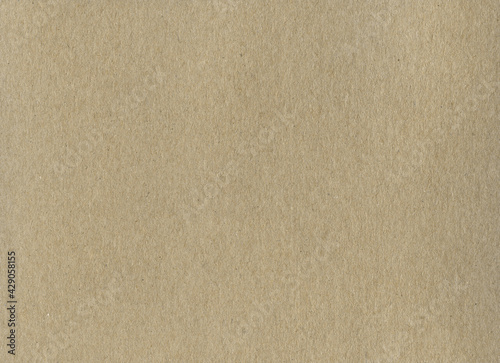 Clean brown cardboard paper background texture