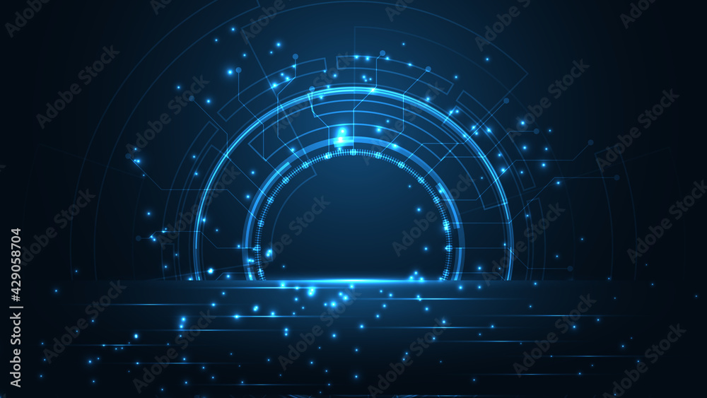 Technology background Hi-tech communication concept innovation abstract background vector illustration Technology background Hi-tech communication concept innovation abstract background vector illustration