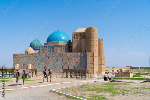 Mausoleum of Kozha Akhmet Yassavi, built by the decree of Amir Timur in Central Asia