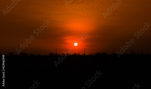 Atardecer en Santa Fé, Argentina