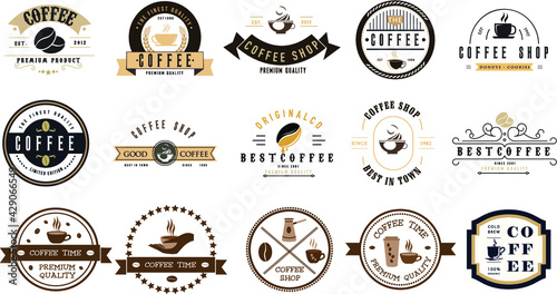 15 Premium Coffee Shop Logo Bundle