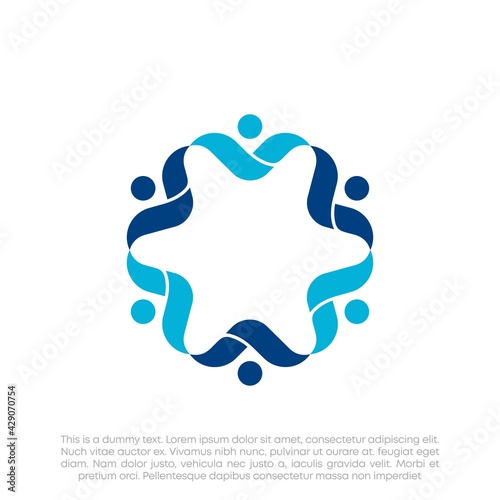 Human Resources Consulting Company, Global Community Logo	