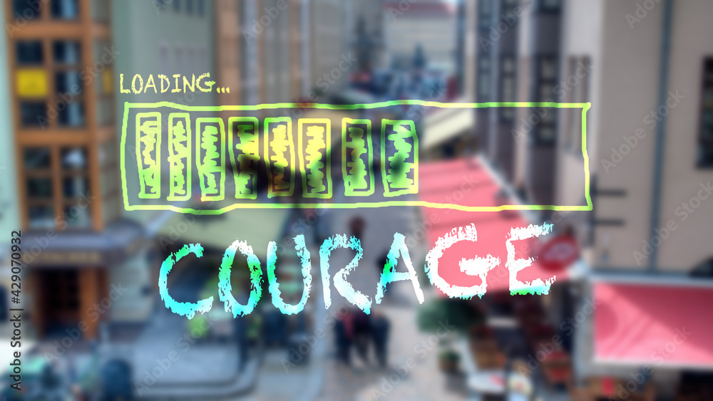 Street Sign to Courage