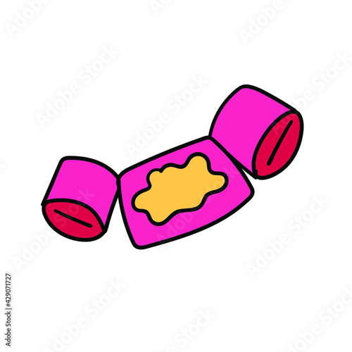hand drawn doodle baby inflatable armbands. Swimming accessories. arm floats infant. Vector illustration