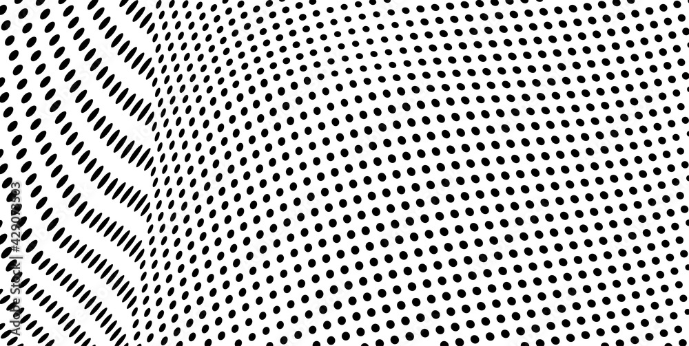 The halftone texture is monochrome. Vector chaotic background. The halftone texture is monochrome. Vector chaotic background.