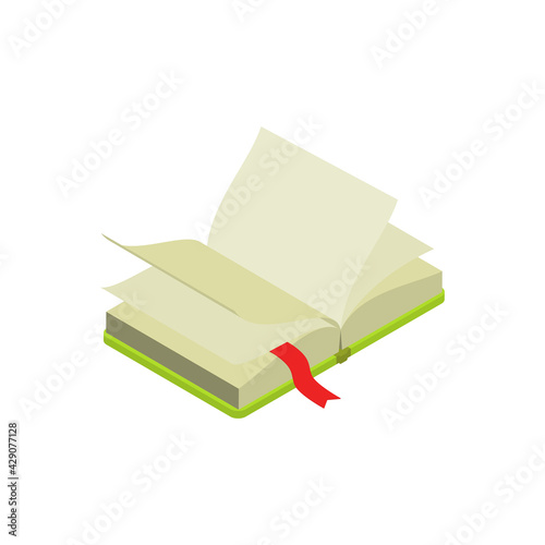 Isometric Book Icon