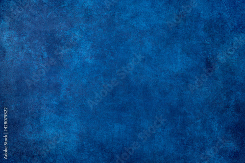 Distressed blue grunge background photo