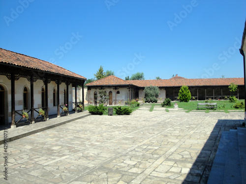 The courtyard of the Orthodox Church in Abash © Lali