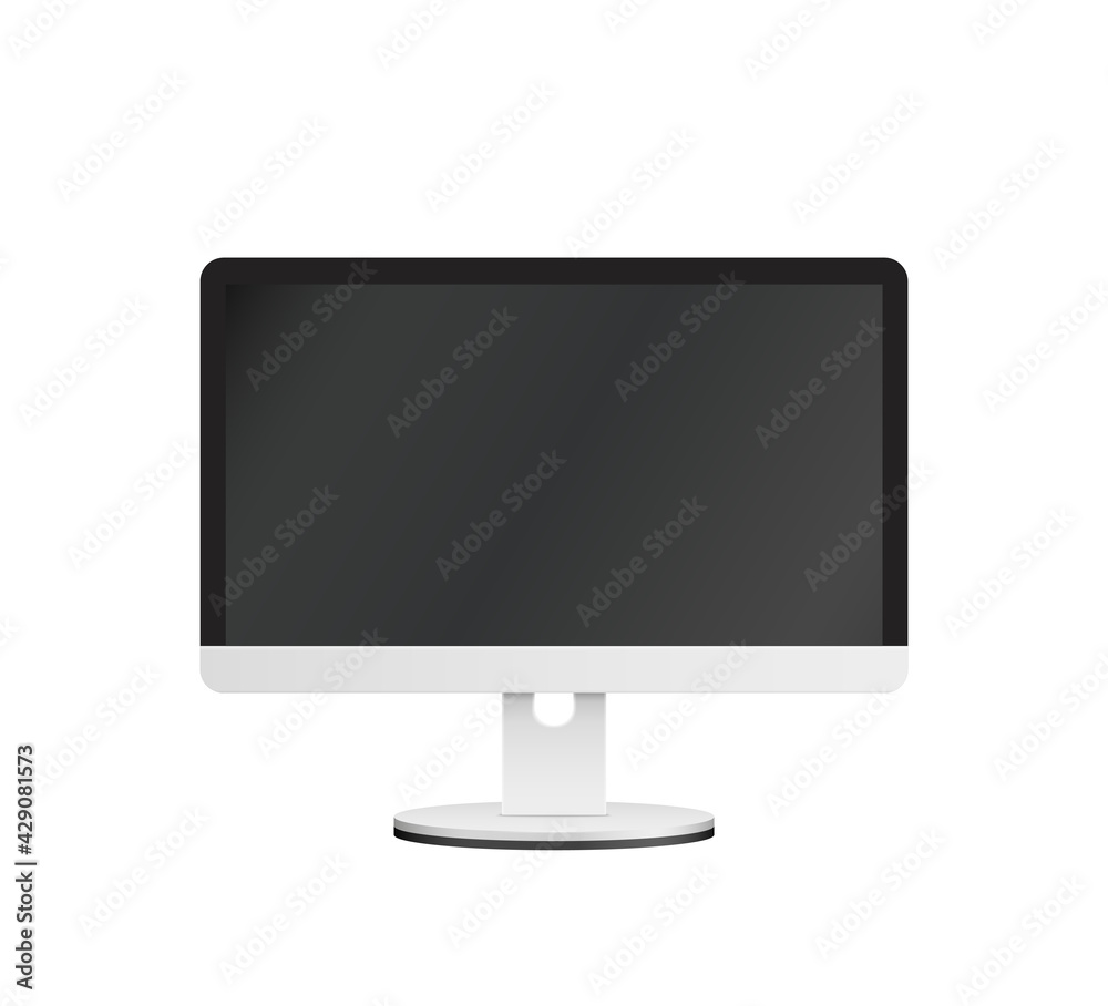 Computer Monitor Illustration