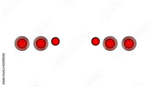 Car Headlamps Illustration