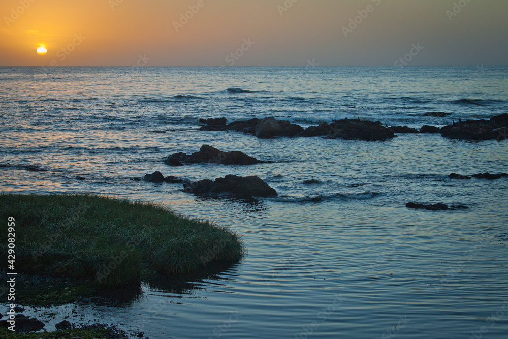 Obraz premium sunset on the beach