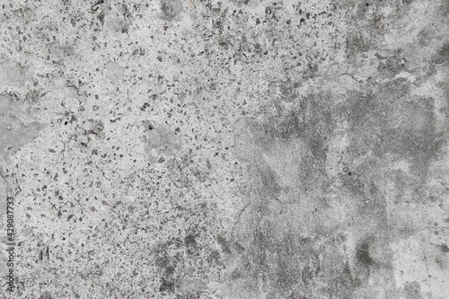 Shabby concrete background. Vintage ancient background. Gray tint textured old wall