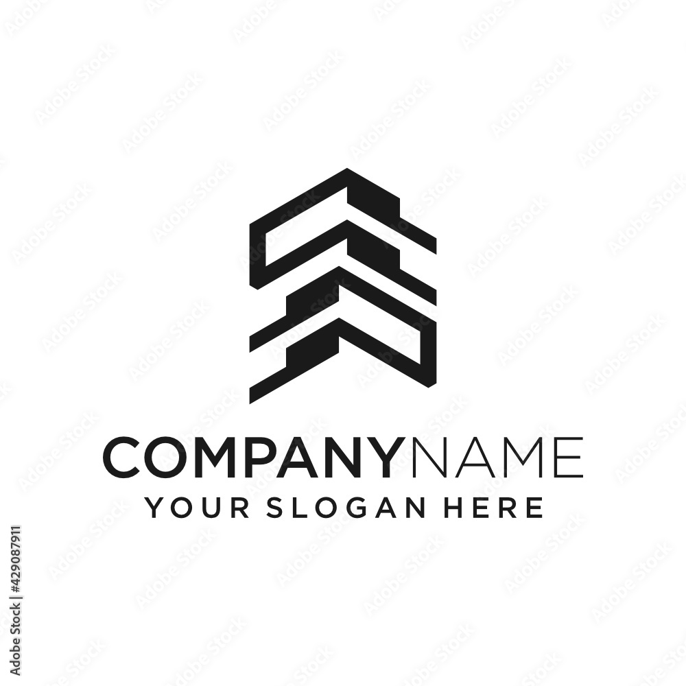 Letter S Building Creative logo Letter S Building Creative logo