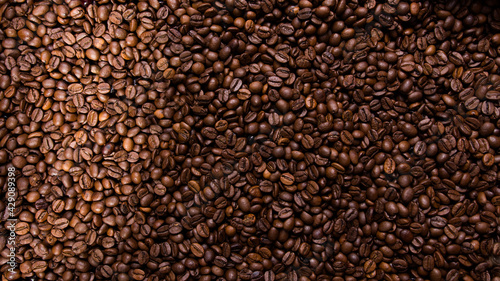 freshly roasted coffee beans 