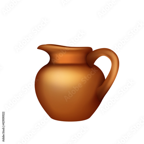 Jug Realistic Illustration