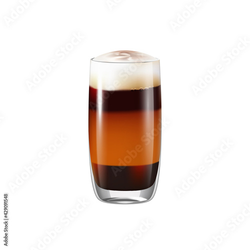 Coffee In Glass Composition
