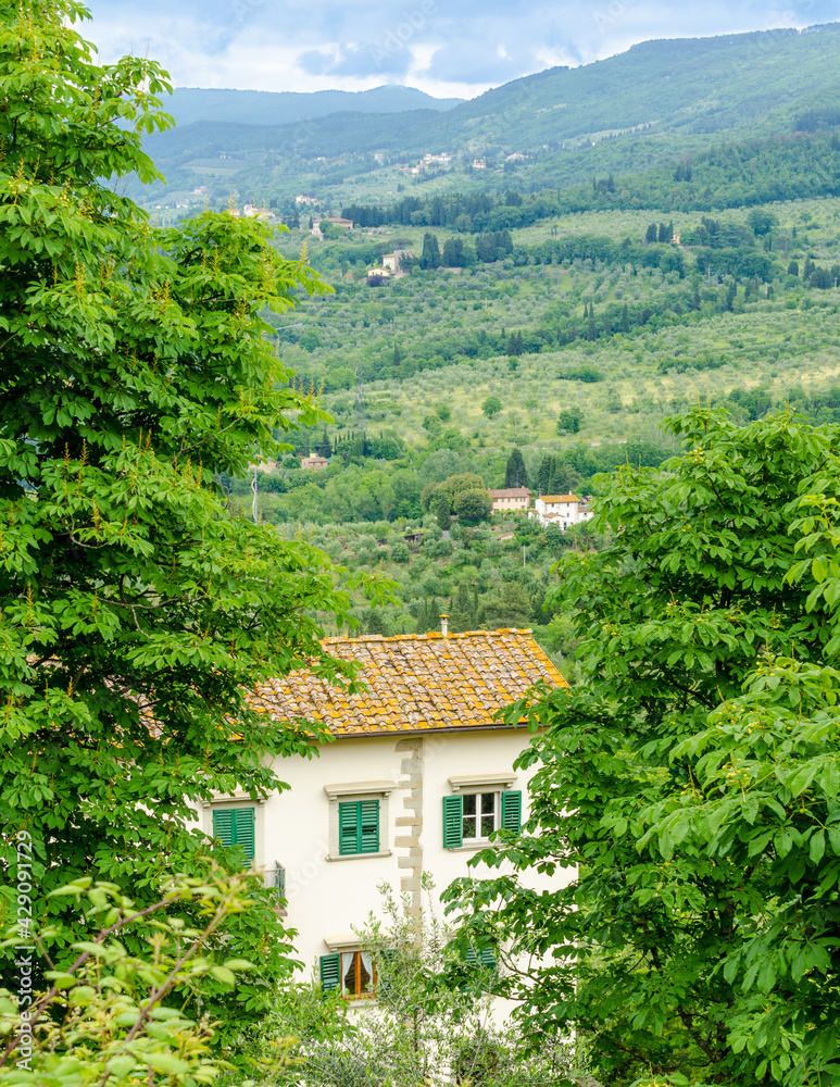 Beautiful view of Fiesole, Florence, Italy. Beautiful view of Fiesole, Florence, Italy.