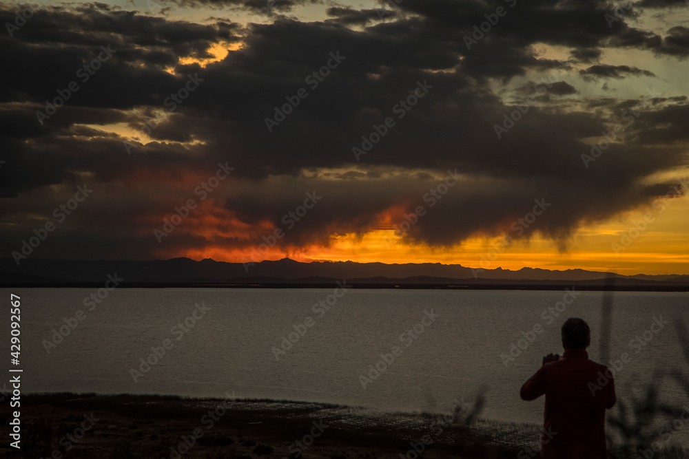 Fototapeta premium lake Titicaca, Puno - Peru