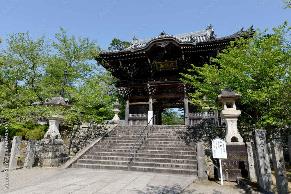粉河寺 中門 和歌山県紀の川市 粉河寺 中門 和歌山県紀の川市