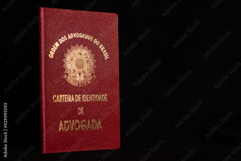 Identification document of lawyer from Brazil. OAB card (Brazilian Bar Association) Identification document of lawyer from Brazil. OAB card (Brazilian Bar Association)