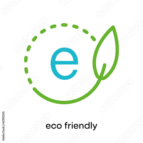 Eco friendly icon. This symbol is the refrigerator and air conditioning symbol. Colorful refrigerator button icon. Editable Stroke. Logo, web and app.