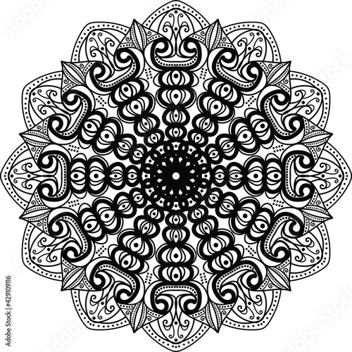 ornamental round lace ornament