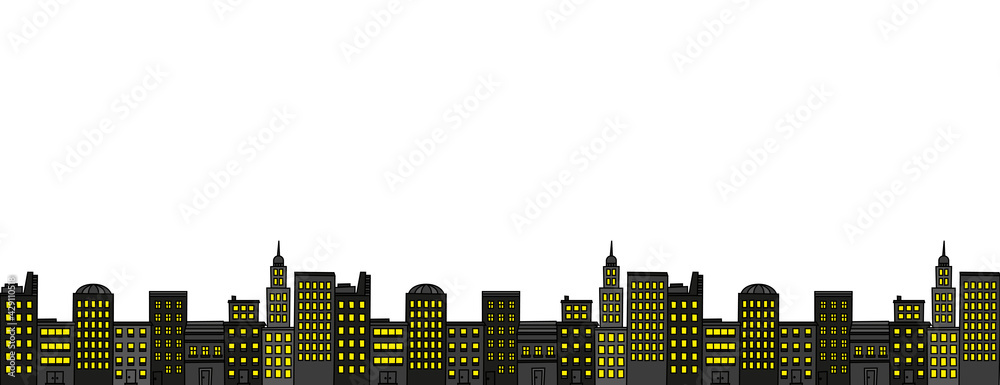 Ciudad. Edificios oscuros. Ciudad de noche. Concepto de portada Ciudad. Edificios oscuros. Ciudad de noche. Concepto de portada