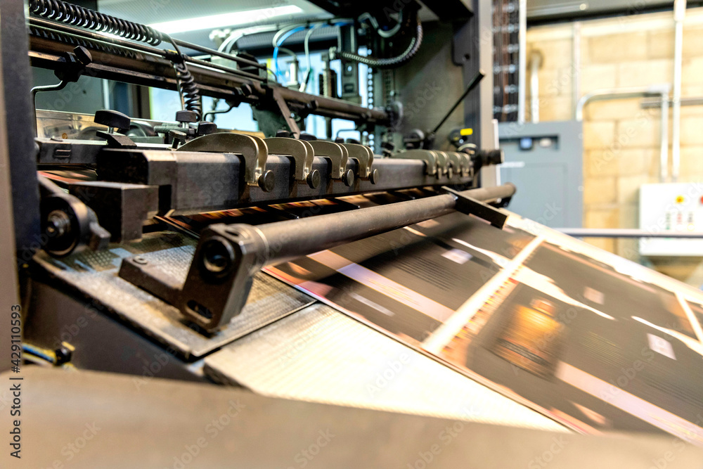 Fototapeta premium Printing processes industry