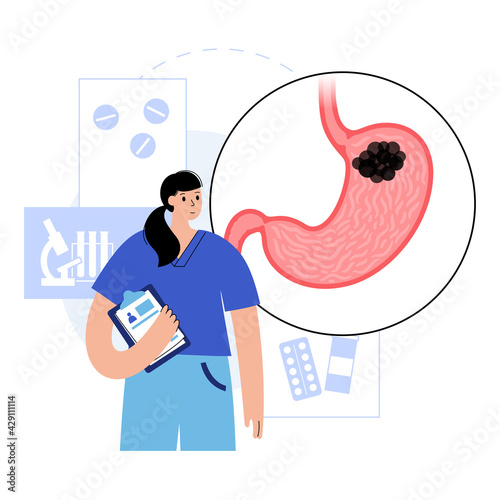 Stomach logo concept