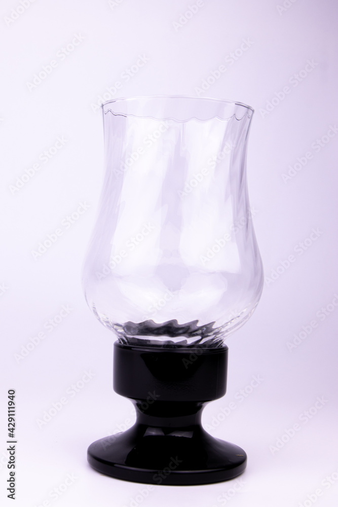 ฺClose up Black Glass Hurricane Candle Holders Clear ฺClose up Black Glass Hurricane Candle Holders Clear
