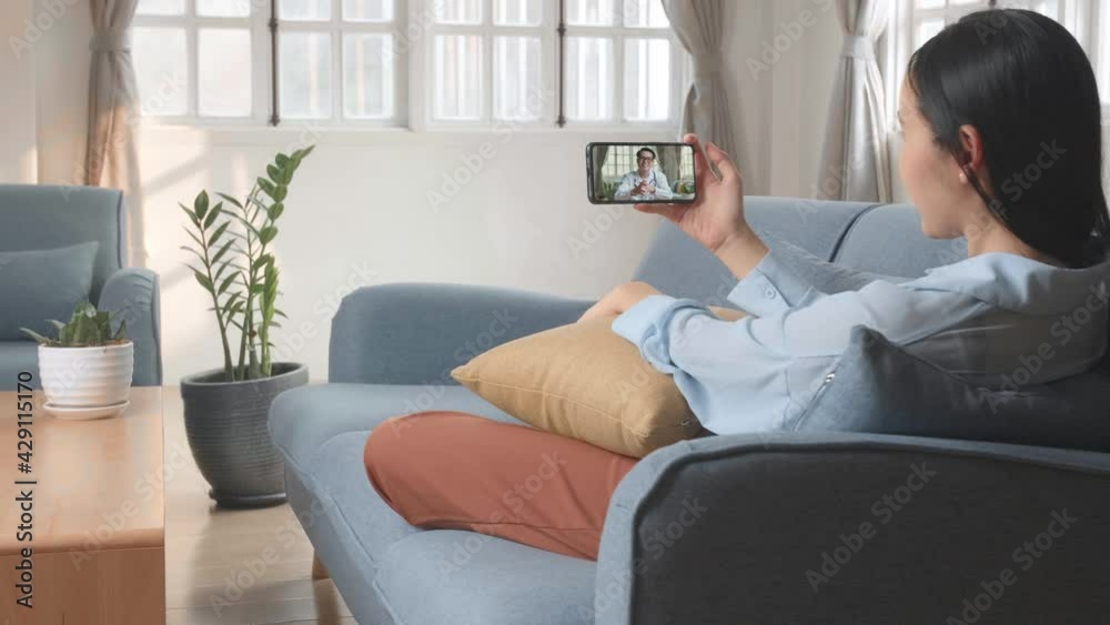 Asian Woman Video Chatting With Doctor On Mobile Phone, Video In 4K
Asian Woman Video Chatting With Doctor On Mobile Phone, Video In 4K