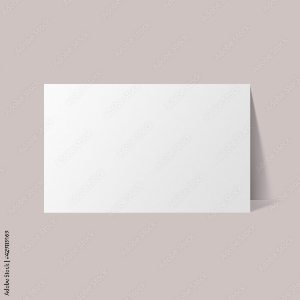 Blank customized light gray business card Blank customized light gray business card
