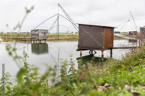Carrelet de Pêche, the emblematic fisherman's hut of the coastal landscapes of Vendee