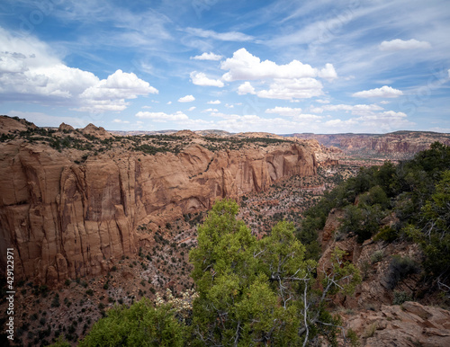 Ancient cliff dwelling and awesome canyons at the Navajo National Monument outside Kayenta Arizona